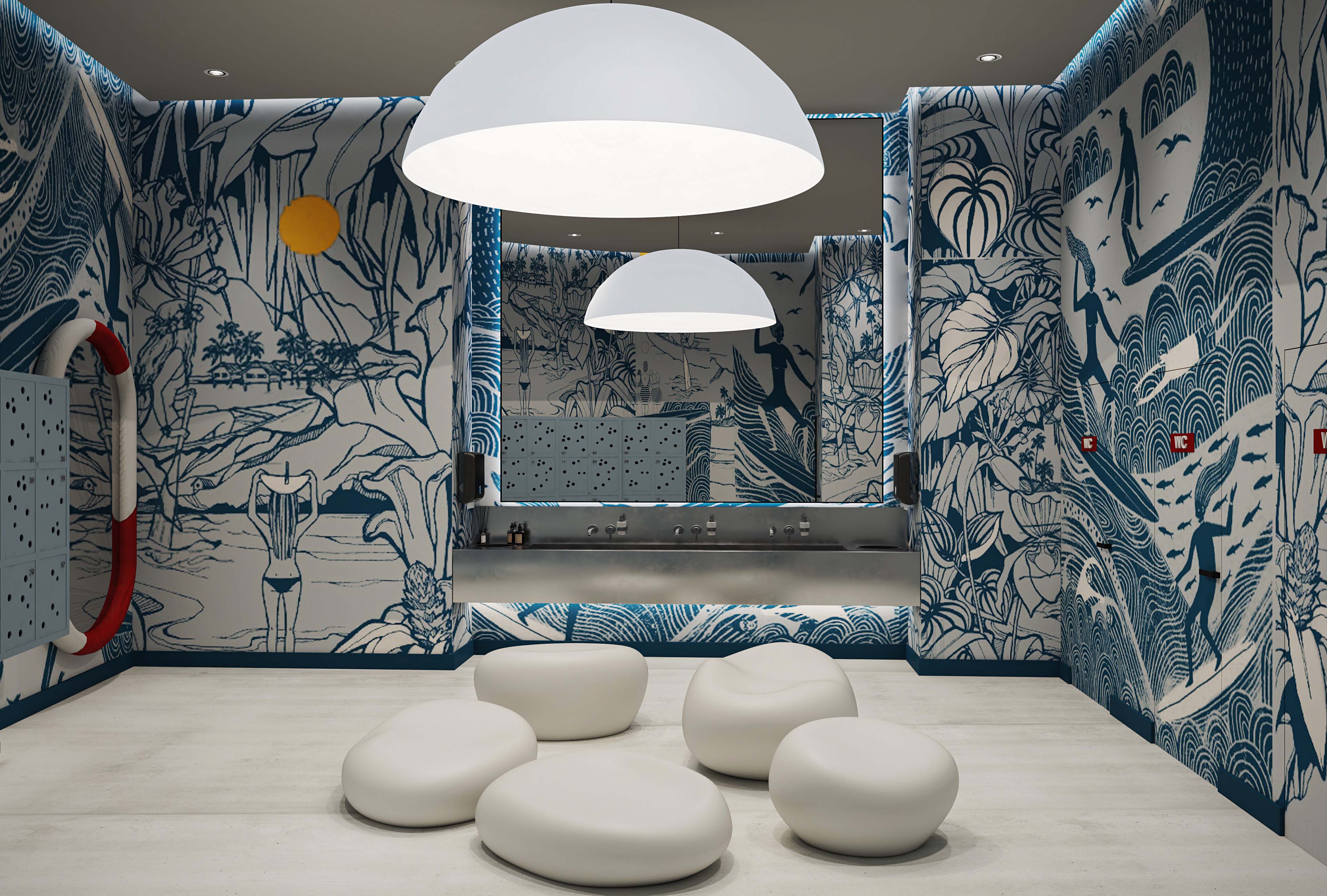 Air-Conditioned Rest Spaces