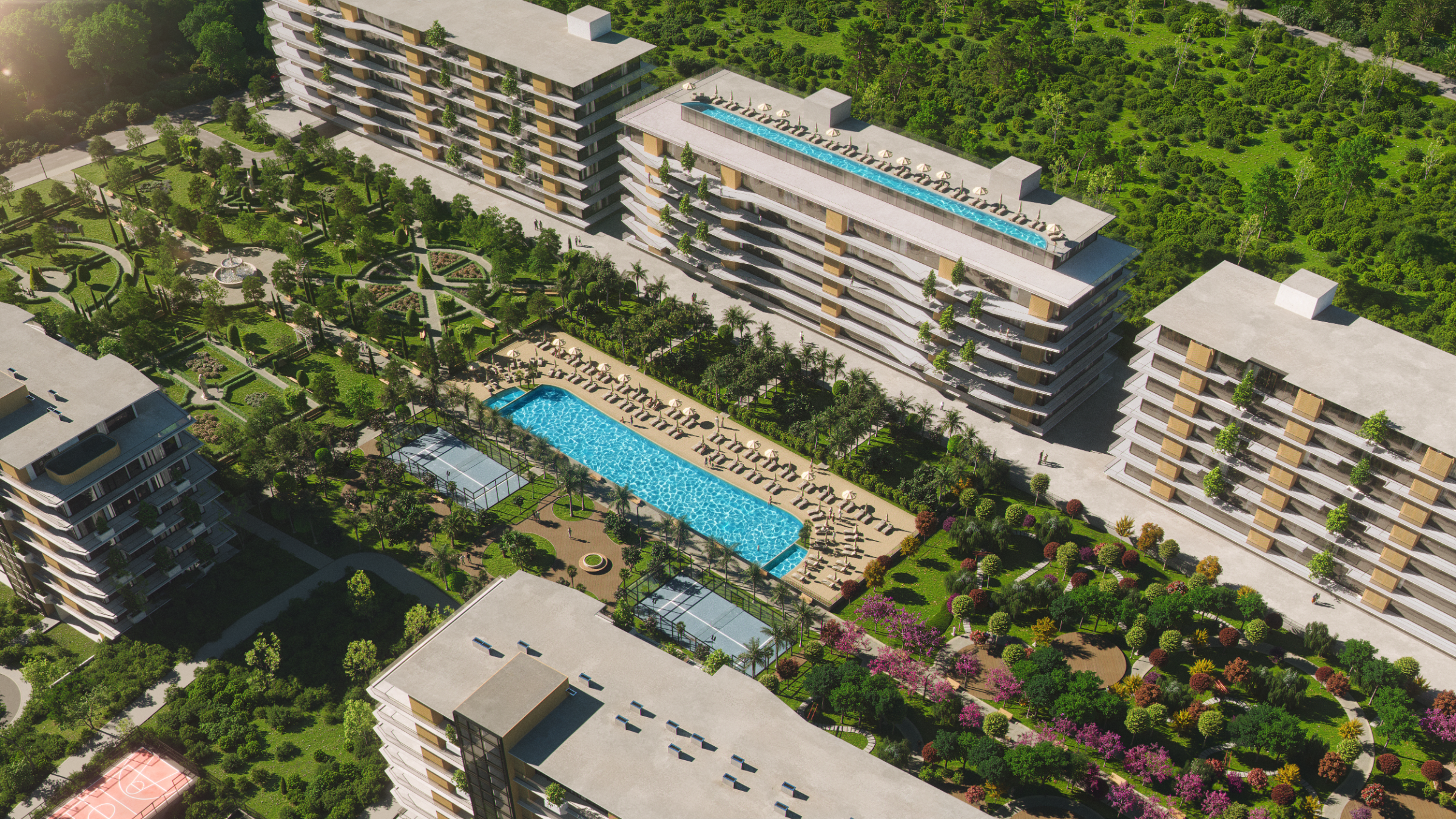 80-Meter Infinity Pool and Terrace Pool With Panoramic City Views